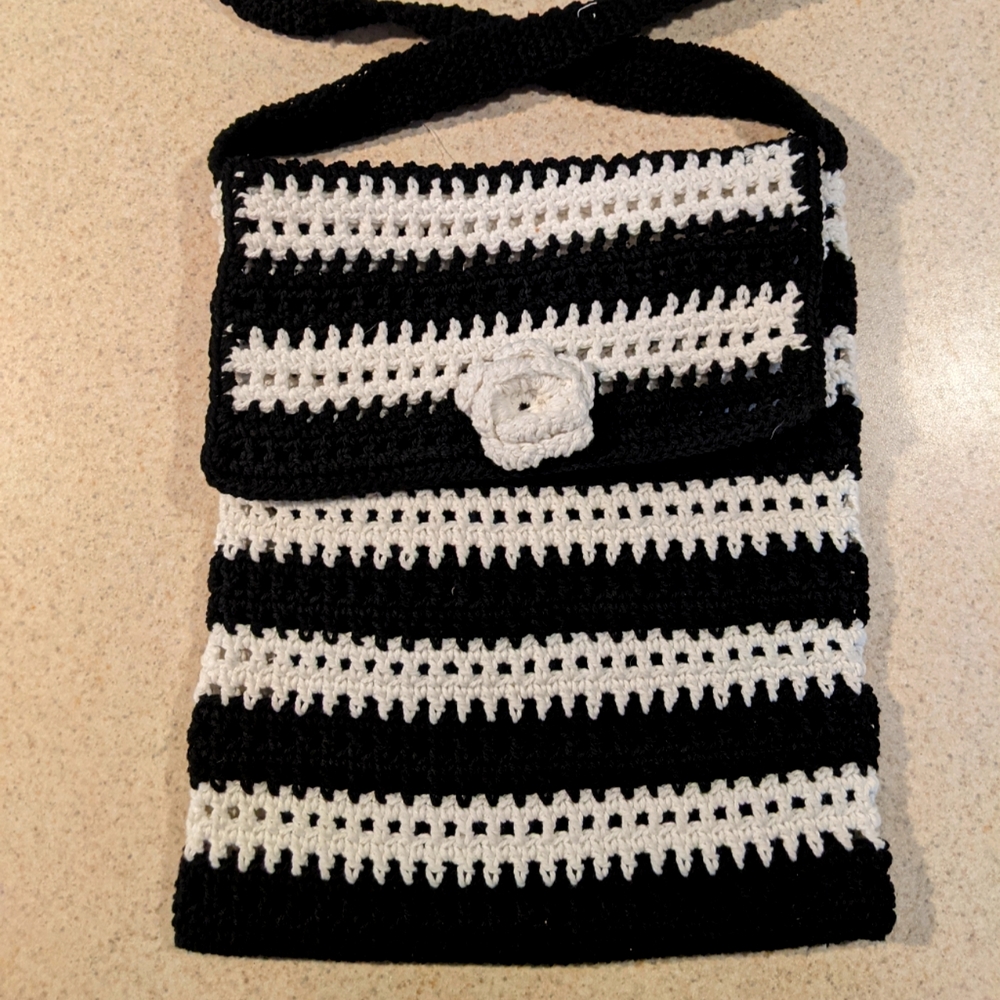Hand & Heart handmade long strap shoulder bag